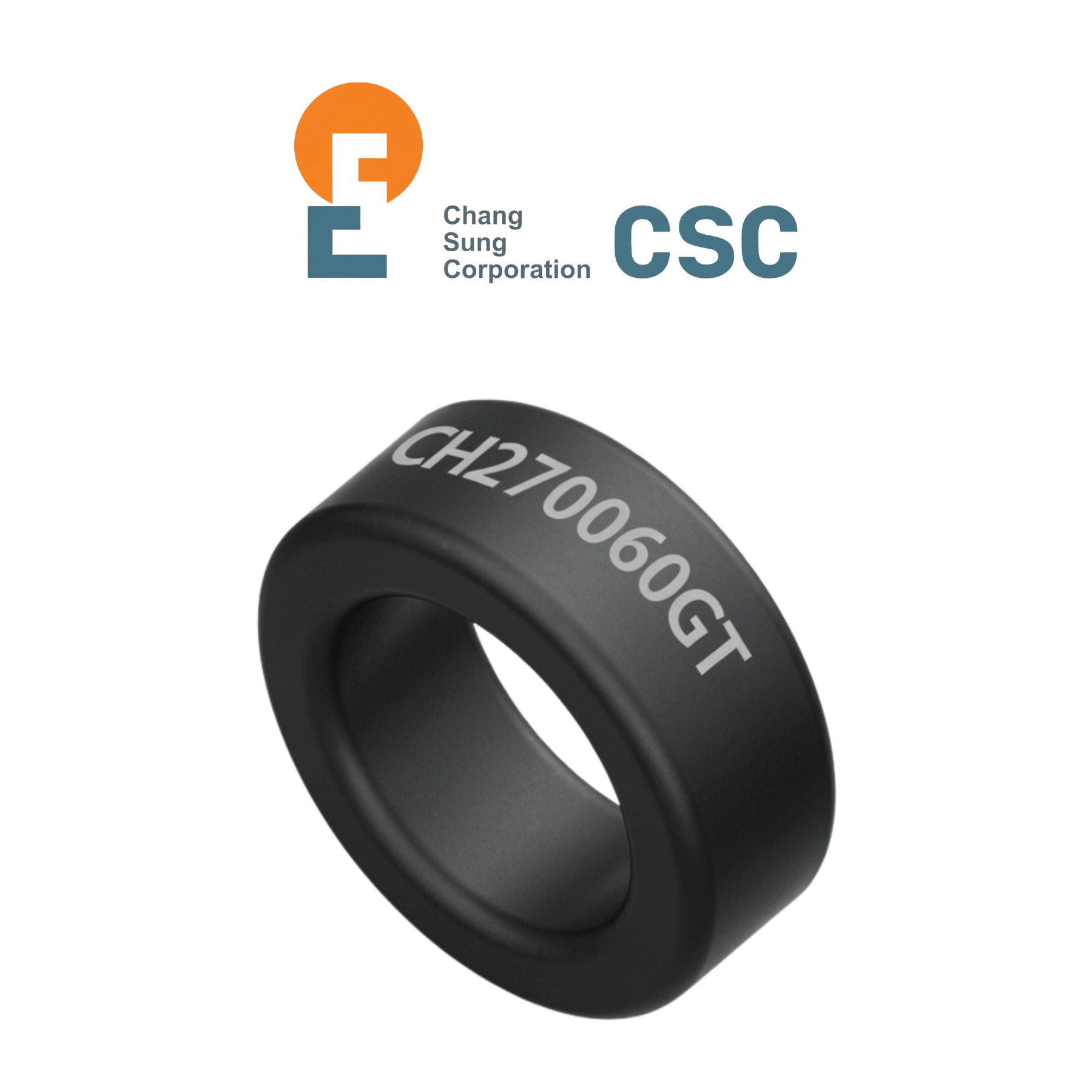 Chang Sung Corporation logo with a ch270060gt powder core