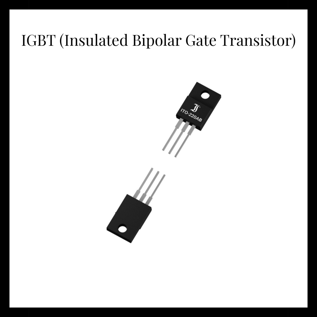 Diotec igbt insulated bipolar gate transistor white background black border