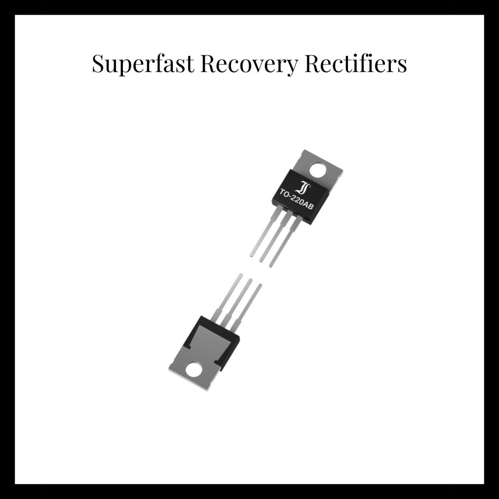 Diotec superfast recovery rectifiers white background with black border