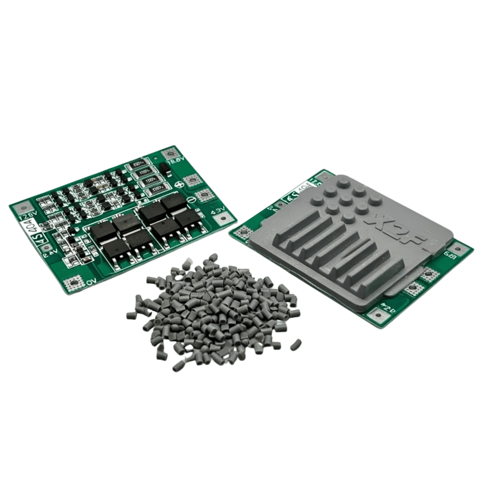 Kerafol keramold injection molding compound loose and on pc board
