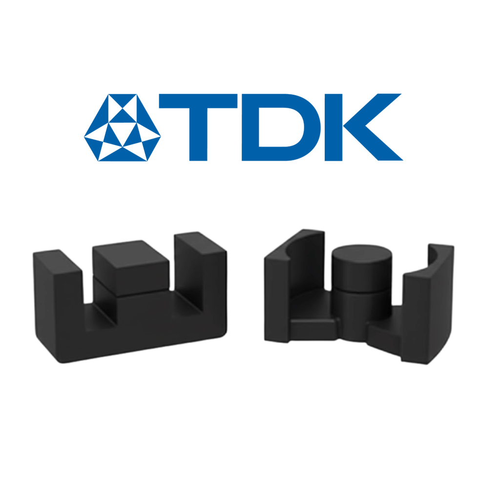 TDK logo with ferrites underneath