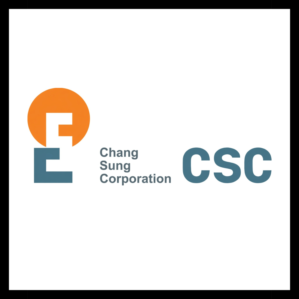 chang sung corporation logo with black border