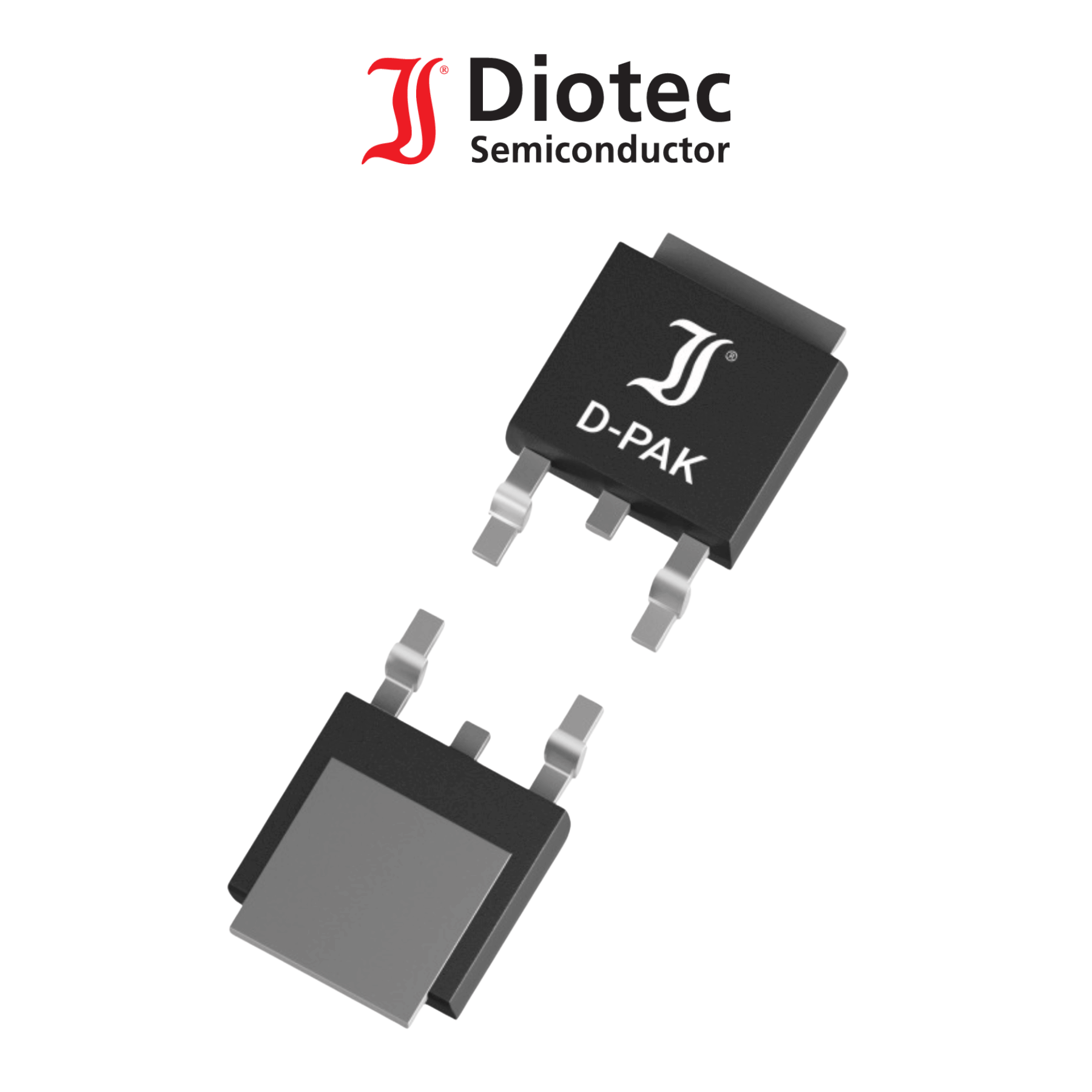 diotec semiconductor logo with d pak regulator