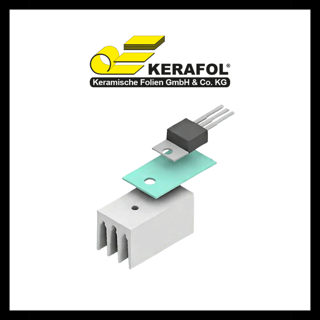 kerafol logo wiht keratherm standard film with semiconductor