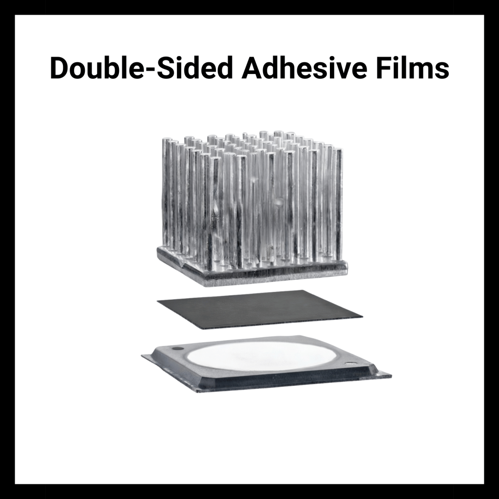keratherm double sided adhesive films black border