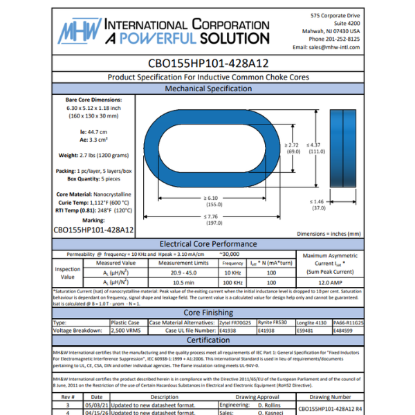 cbo155hp101 428a12 datasheet square image