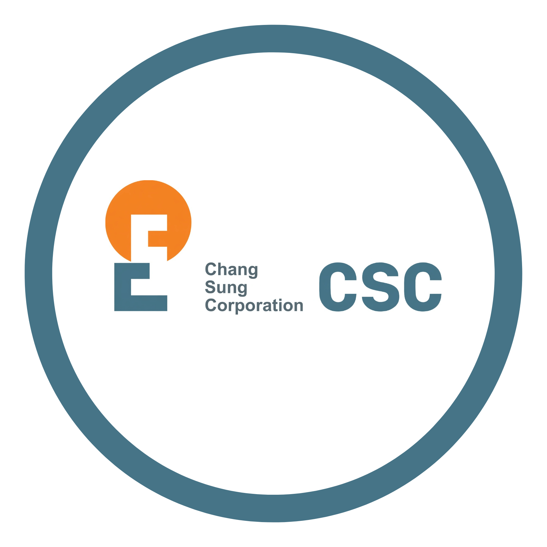 chang sung corp inside a logo