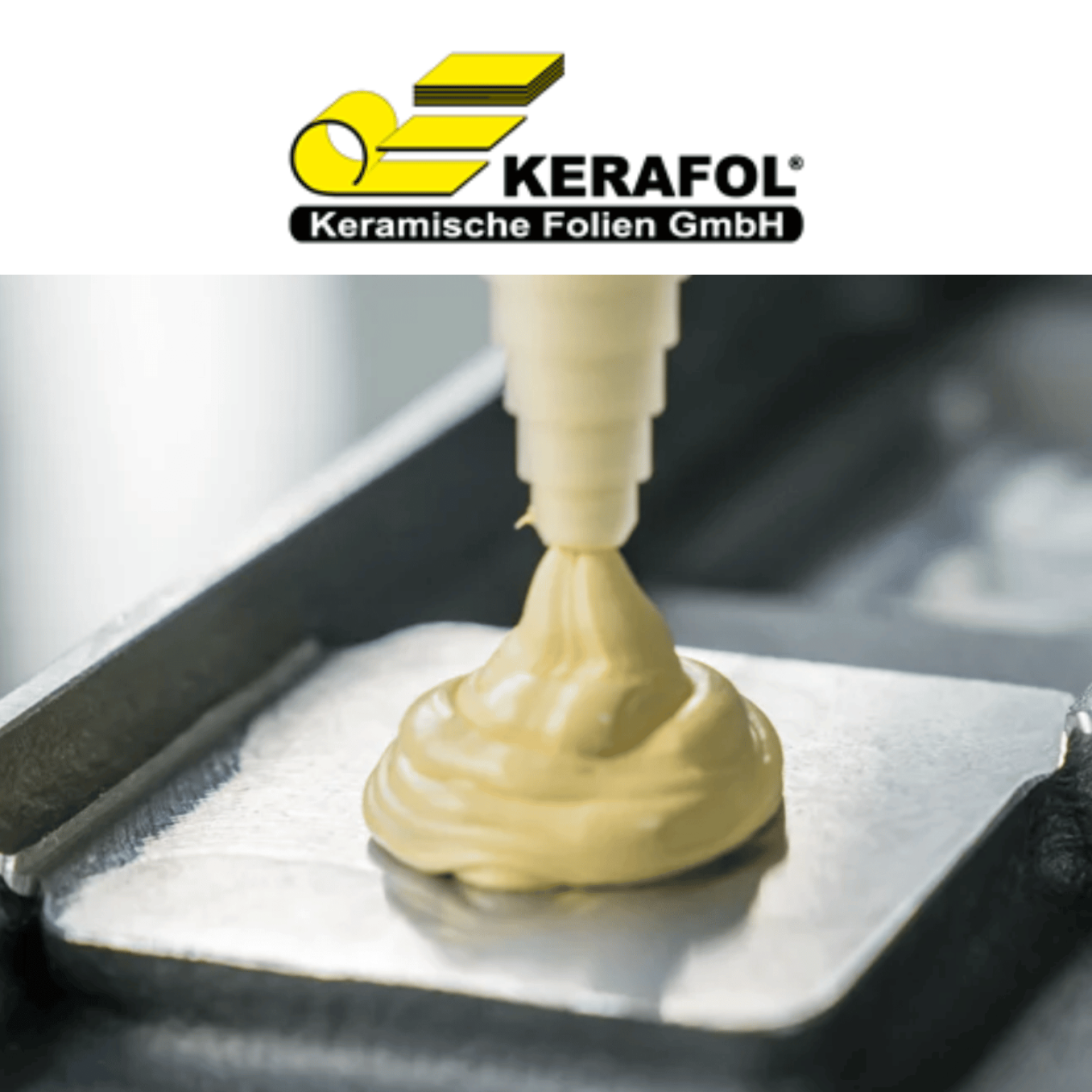 kerafol gap filler liquid with kerafol logo