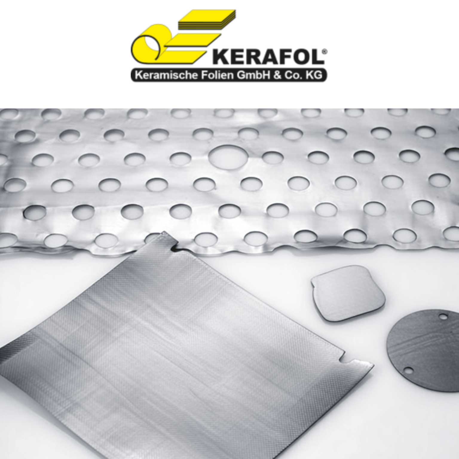 kerafol graphite films with logo