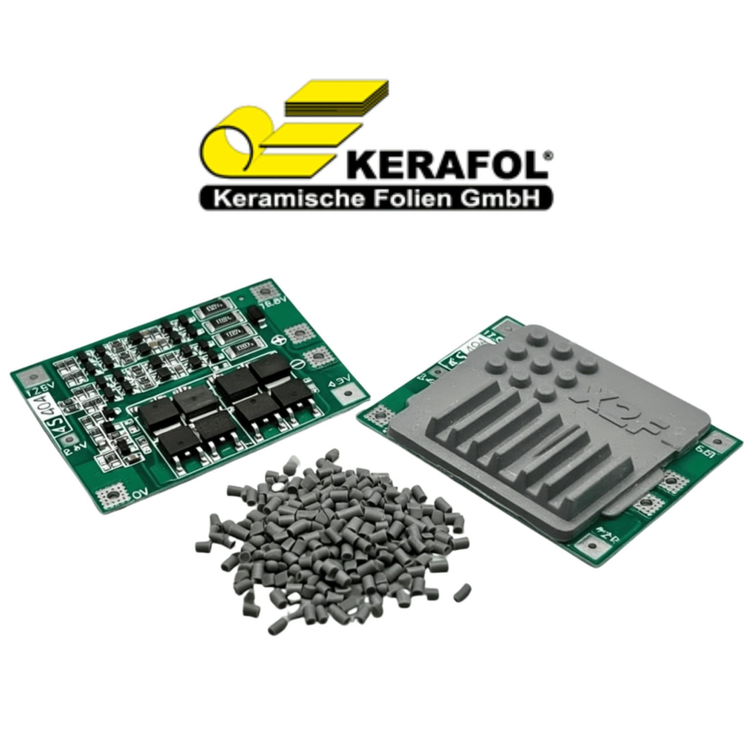keramold on circuit board kerafol logo