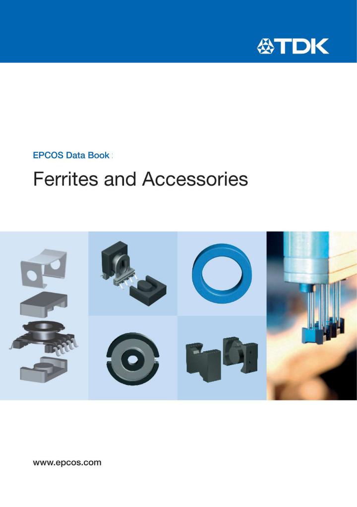 tdk epcos databook front page