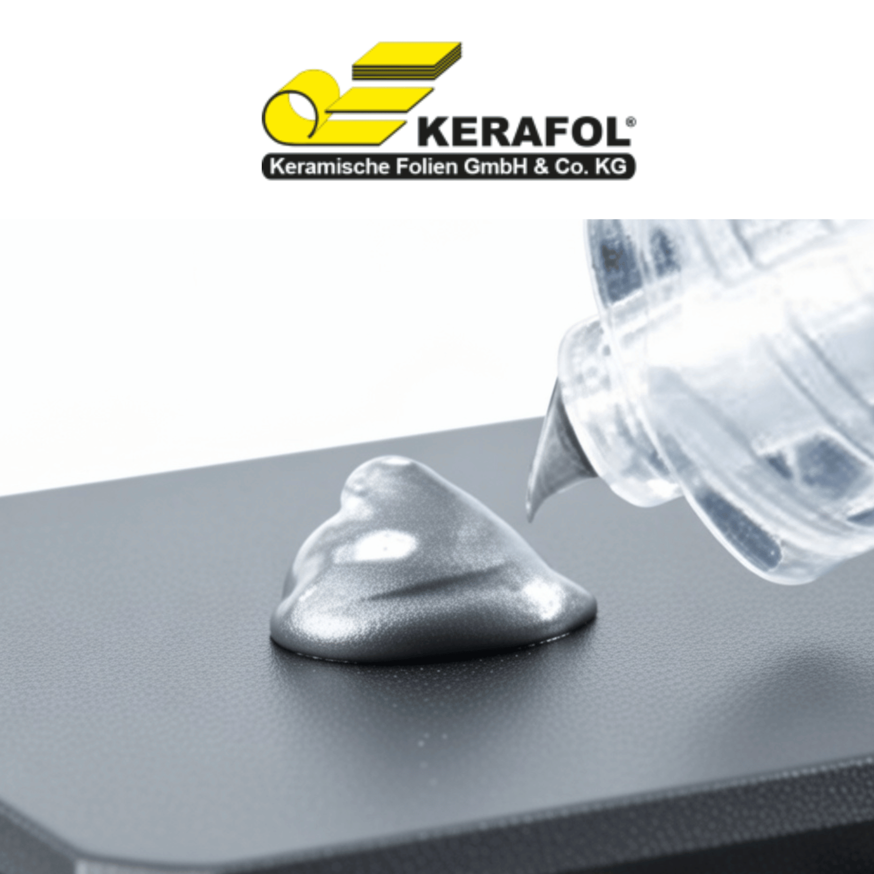 thermal grease with kerafol logo